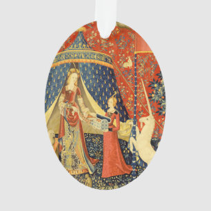 Eenhoorn Wandtapijten Lady Legend Middeleeuws Ornament
