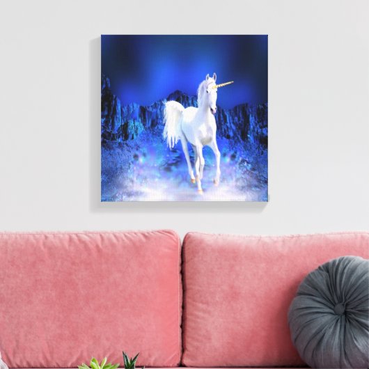 Eenhoorn Wensen Canvas Afdruk (Insitu (Woonkamer))