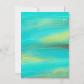 Eenhoorn Zeemeermin Zwembad Party Verjaardagsfeest Kaart (Achterkant)