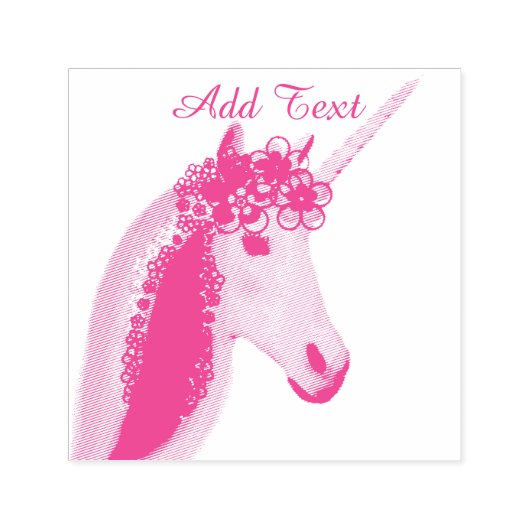 Eenhoorn Zelfinkt Stempel (Design)