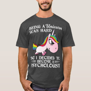 Eenhoorn zijn was moeilijk dus besloot ik grappige t-shirt