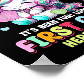 Eenhoorn Zo Lang Kleuterschool Afstuderen Laatste Poster (Hoek)