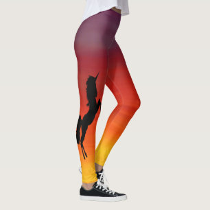 Eenhoorn Zonsondergang Leggingen Leggings