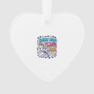 Eenhoorn Zweet Nu Glans Later Cadeaubon Vector D Ornament