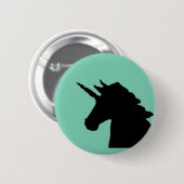 eenhoornknop ronde button 5,7 cm (Voorkant /achterkant)