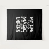 eenhoornleven wandkleed (Voorkant (horizontaal))