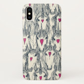 eenhoornliefde indigo roze parel Case-Mate iPhone case (Achterkant)