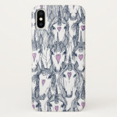 eenhoornliefdesmarineorchidee wit Case-Mate iPhone case (Achterkant)