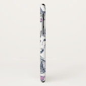 eenhoornliefdesmarineorchidee wit Case-Mate iPhone case (Achterkant/links)