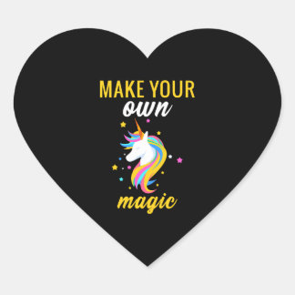eenhoornmagie hart sticker