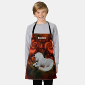  eenhoornpaard gepersonaliseerd schort (Gedragen)