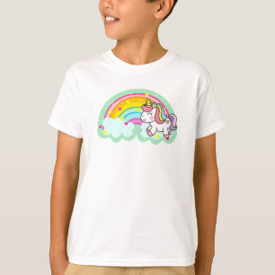 Eenhoornpaard met regenboog Cartoon-24964 T-shirt