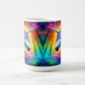 Eenhoornportret in betoverd bos koffiemok (Center)