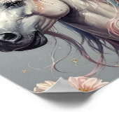 Eenhoornportret Poster (Hoek)