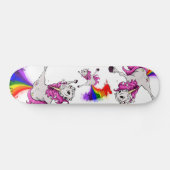 eenhoornregenboogvanger skateboard (Horizontaal)