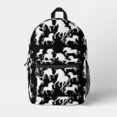 eenhoorns bedrukte rugzak (Voorkant)