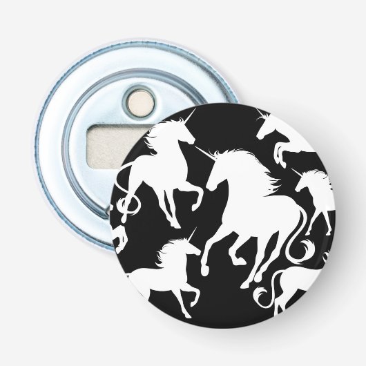 eenhoorns button flesopener (Voorkant)