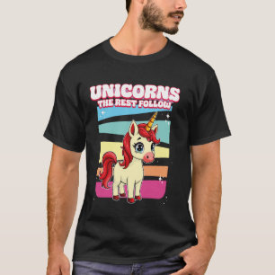 Eenhoorns De rest volgt eenhoorn T-shirt