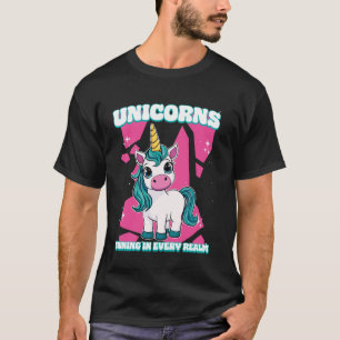Eenhoorns die in elk rijk schijnen Eenhoorn T-shirt