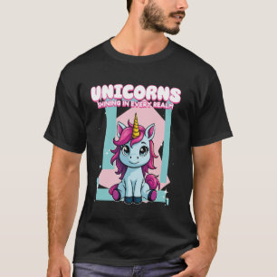Eenhoorns die in elk rijk schijnen Eenhoorn T-shirt