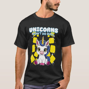 Eenhoorns doen niet saai Eenhoorn T-shirt