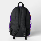 Eenhoorns en Regenbogen Magisch Paarse Bedrukte Rugzak (Achterkant)