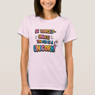Eenhoorns over alles t-shirt