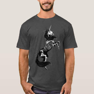 Eenhoorns skelet familie t-shirt