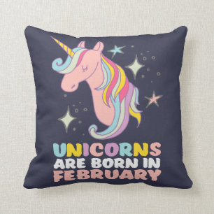 Eenhoorns Worden Geboren In Februari Schattig Verj Kussen
