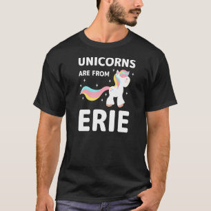 Eenhoorns zijn afkomstig uit Erie Pennsylvania Res T-shirt