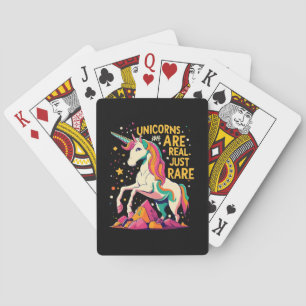 Eenhoorns zijn echt, alleen zeldzaam pokerkaarten