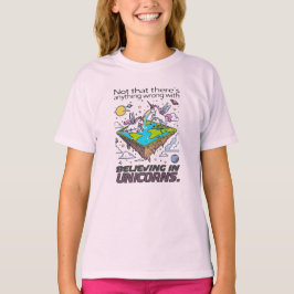 Eenhoorns zijn echt (maar laten we het ons geheim  t-shirt