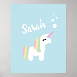 Eenhoorns zijn Echte Poster