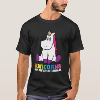 Eenhoorns zijn mijn spirituele dieren Eenhoorns T-shirt