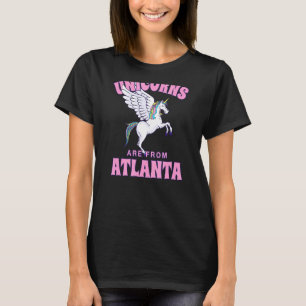 Eenhoorns zijn van Atlanta Georgia Friends Gay Bud T-shirt