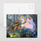 eenhoornvlies briefkaart (Voorkant / Achterkant)