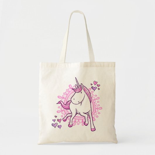 eenhoornzak tote bag (Voorkant)