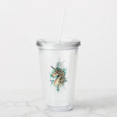 Eenhoring Acryl Drinkbeker (Achterkant)