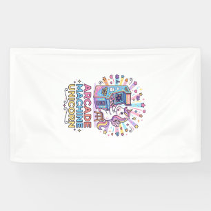 Eenhoring Arcade Machine Eenhoring Print Klaar POD Spandoek