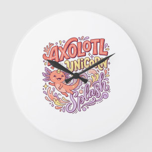 Eenhoring Axolotl Eenhoring Spat Fantasievolle Wit Grote Klok