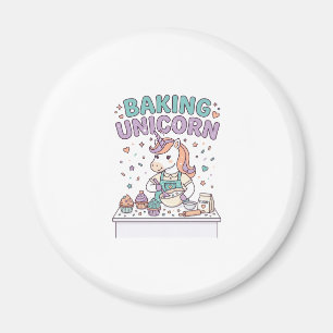 Eenhoring Bakken Eenhoring Trendy Product Grafisch Magneet