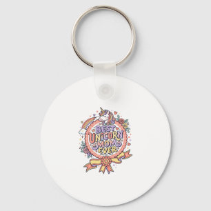 Eenhoring Beste Eenhoring Moeder Ooit Whimsical Za Sleutelhanger