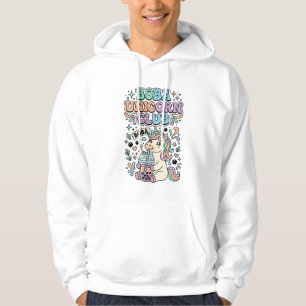 Eenhoring Boba Eenhoring Club Kawaii Typografie On Hoodie