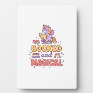 Eenhoring Boek en Magische Print Klaar Witte Achte Fotoplaat