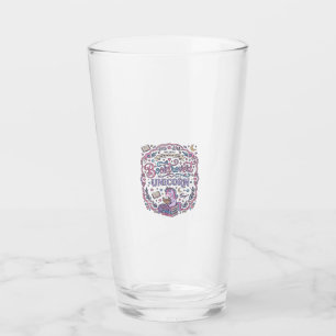 Eenhoring Boekhouder Eenhoring Speels Schattig Cad Glas