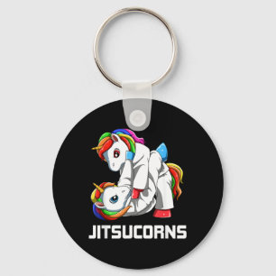 Eenhoring Braziliaans Jiu Jitsu en Judo 1 Sleutelhanger