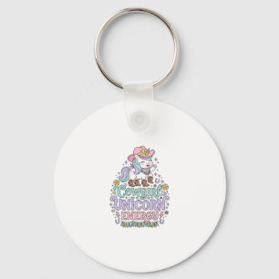 Eenhoring Cowgirl Eenhoring Energie Schattig Paste Sleutelhanger