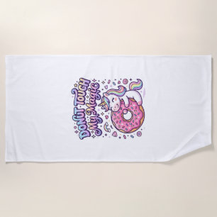 Eenhoring Donut Raak Mijn Magische Cadeau Idee Sti Strandlaken