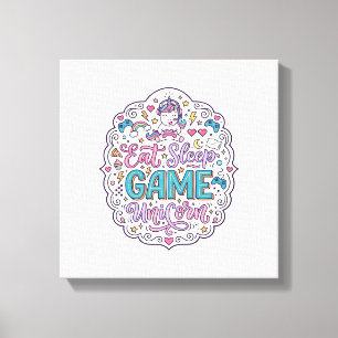Eenhoring Eet Slaap Spel Eenhoring Speelse Print o