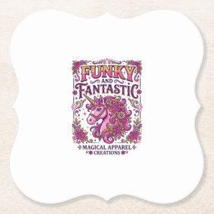 Eenhoring Funky en Fantastisch Stijlvol Zazzle Ont Kartonnen Onderzetters